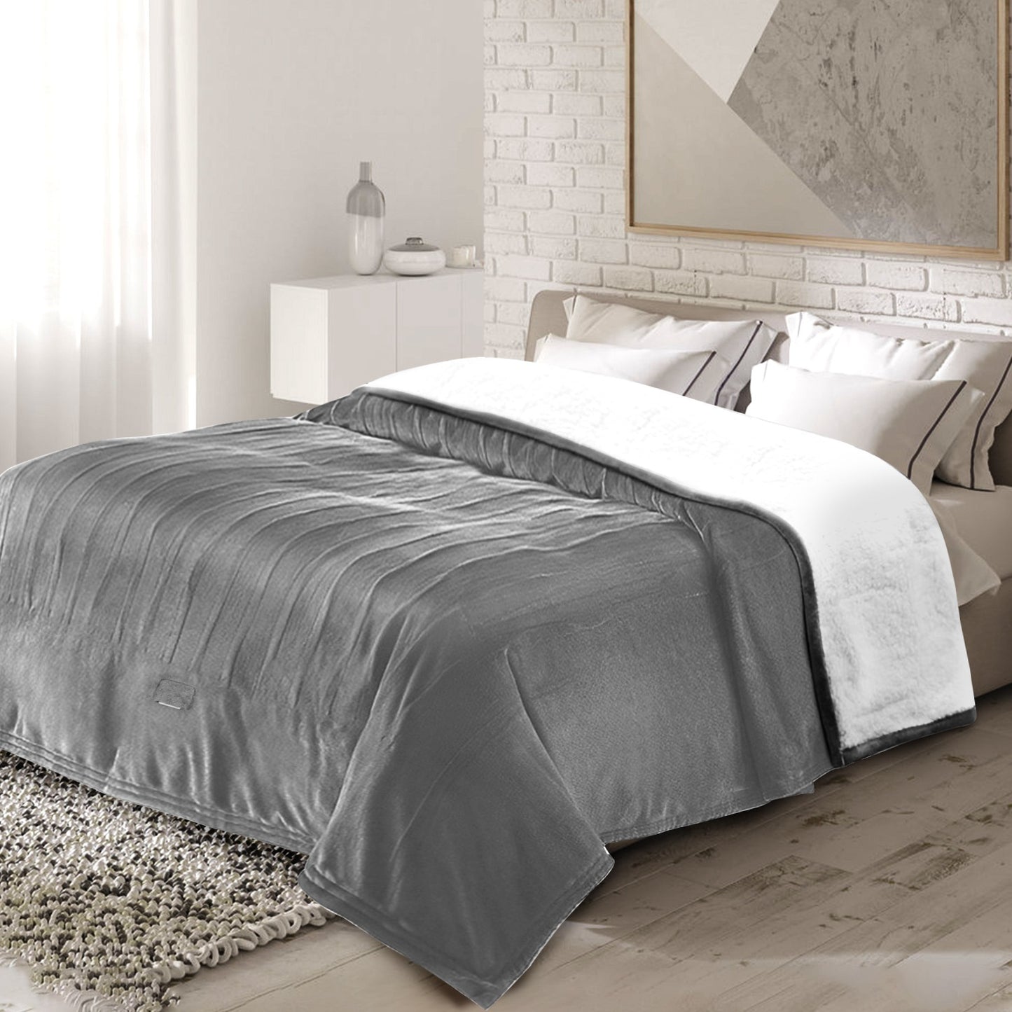 Eterna™ Full-Body Weighted Heating Pad for Soothing Back Pain & Muscle Relief