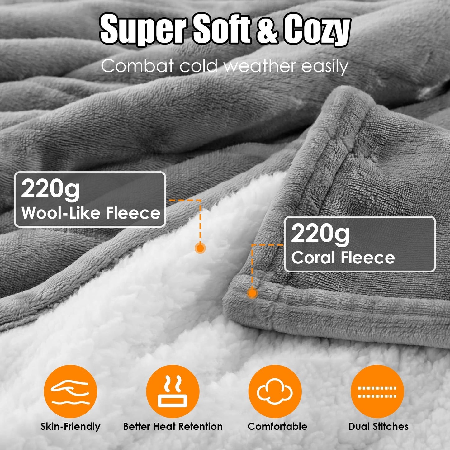 Eterna™ Full-Body Weighted Heating Pad for Soothing Back Pain & Muscle Relief