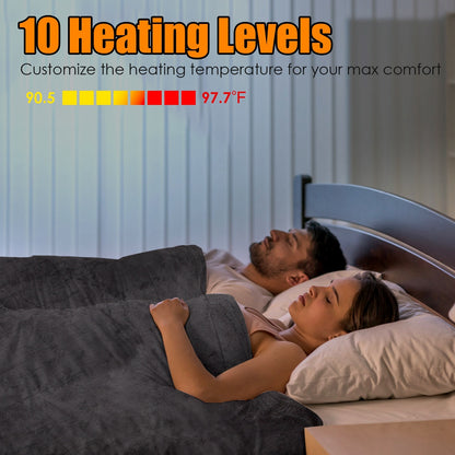 Eterna™ Full-Body Weighted Heating Pad for Soothing Back Pain & Muscle Relief