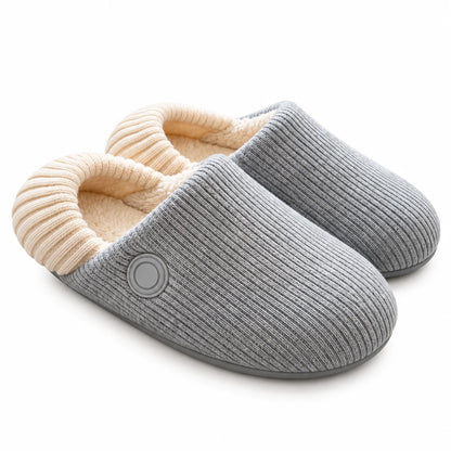 Warmzy beheizte Hausschuhe Grau